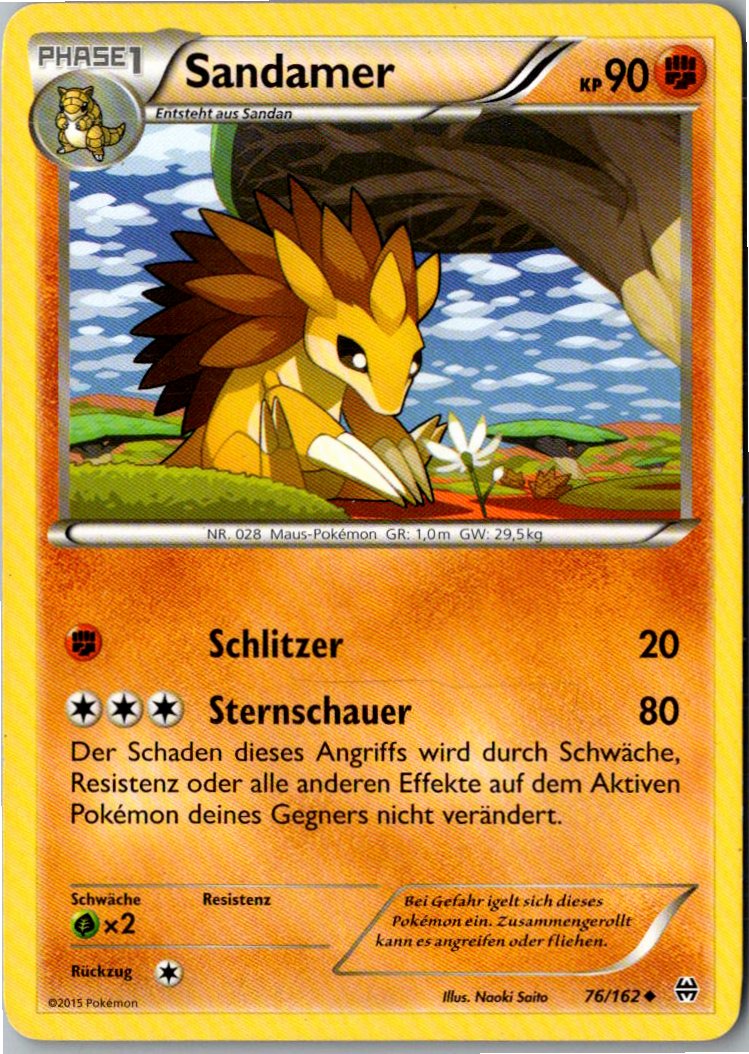 Sandamer 76/162 TURBOstart – Vorderseite