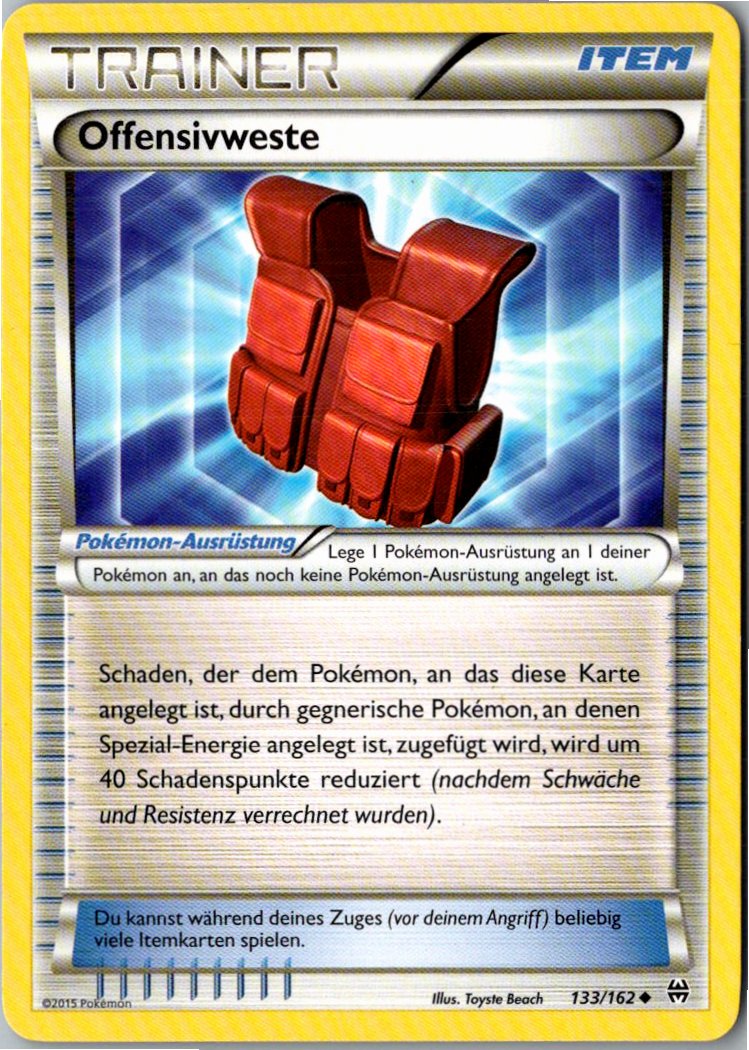 Offensivweste 133/162 TURBOstart – Vorderseite