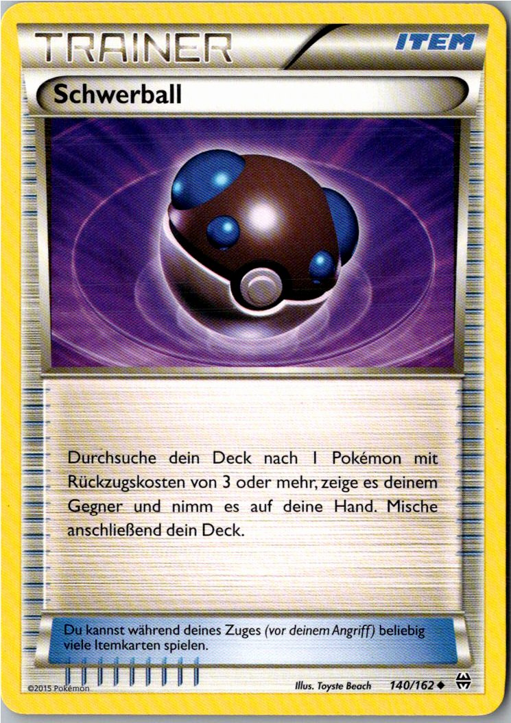 Schwerball 140/162 TURBOstart – Vorderseite
