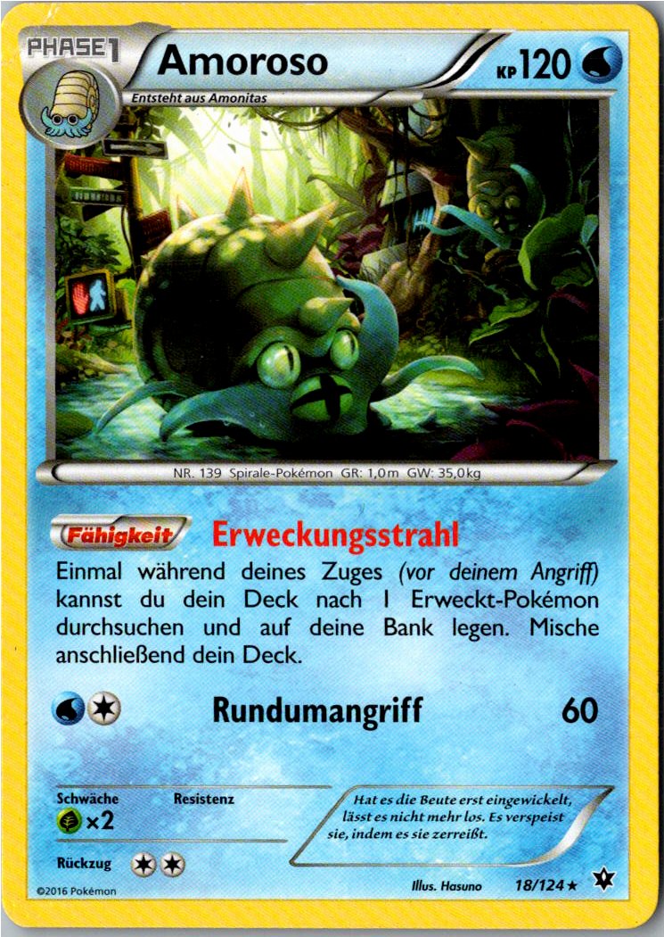 Amoroso 18/124 Schicksalsschmiede – Vorderseite