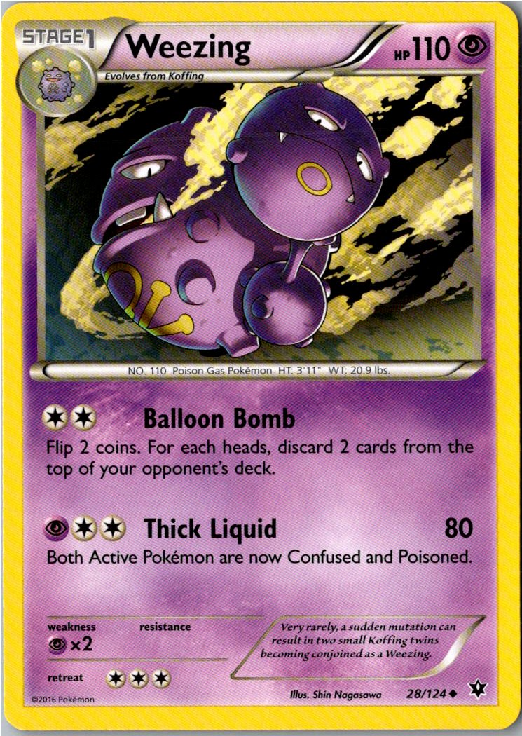 Weezing Smogmog 28/124 Schicksalsschmiede – Vorderseite
