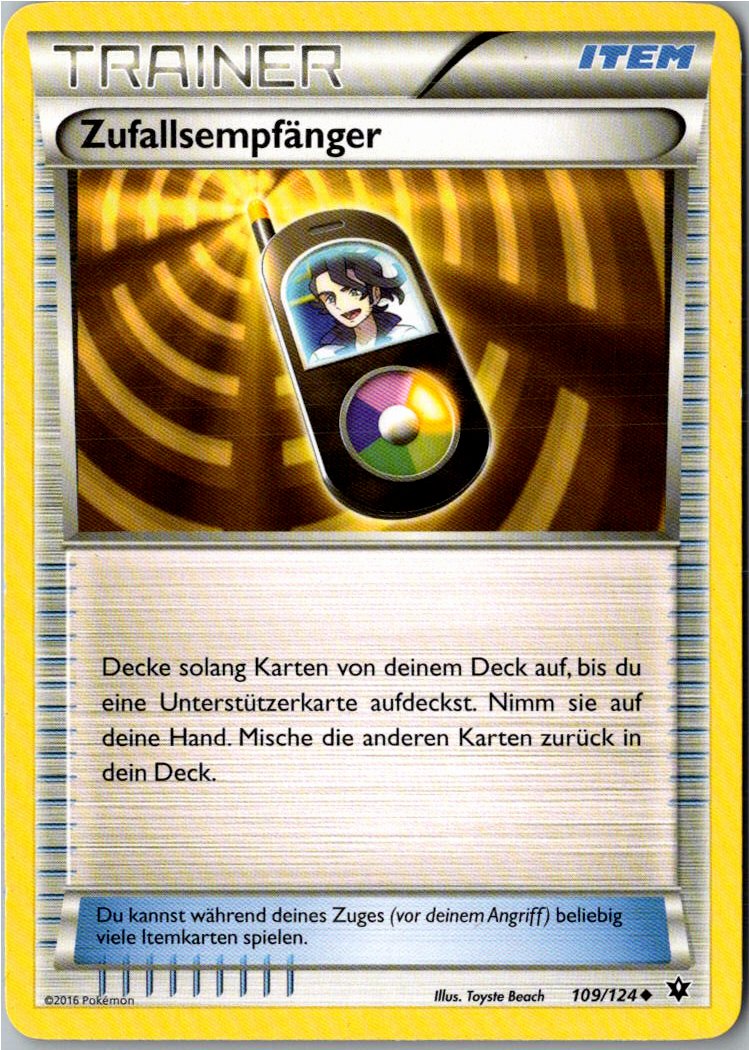 Zufallsempfänger 109/124 Schicksalsschmiede – Vorderseite