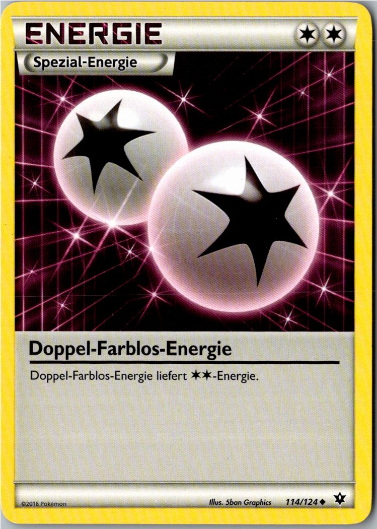Doppel-Farblos-Energie 114/124 Schicksalsschmiede – Vorderseite