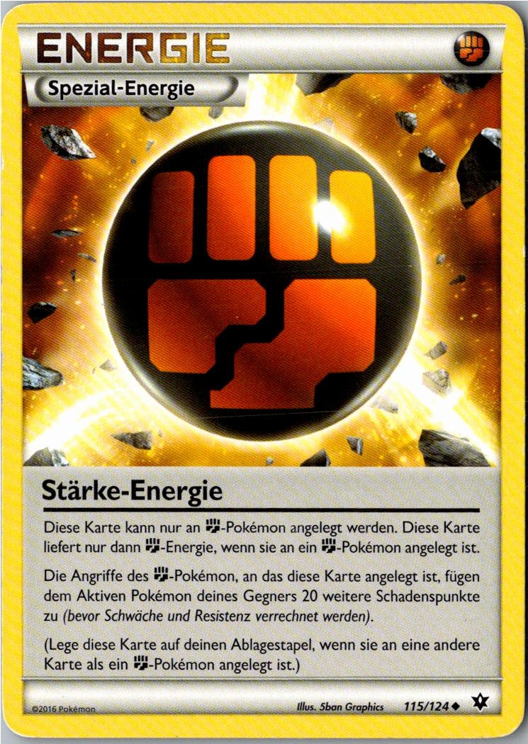 Stärke Energie 115/124 Schicksalsschmiede – Vorderseite