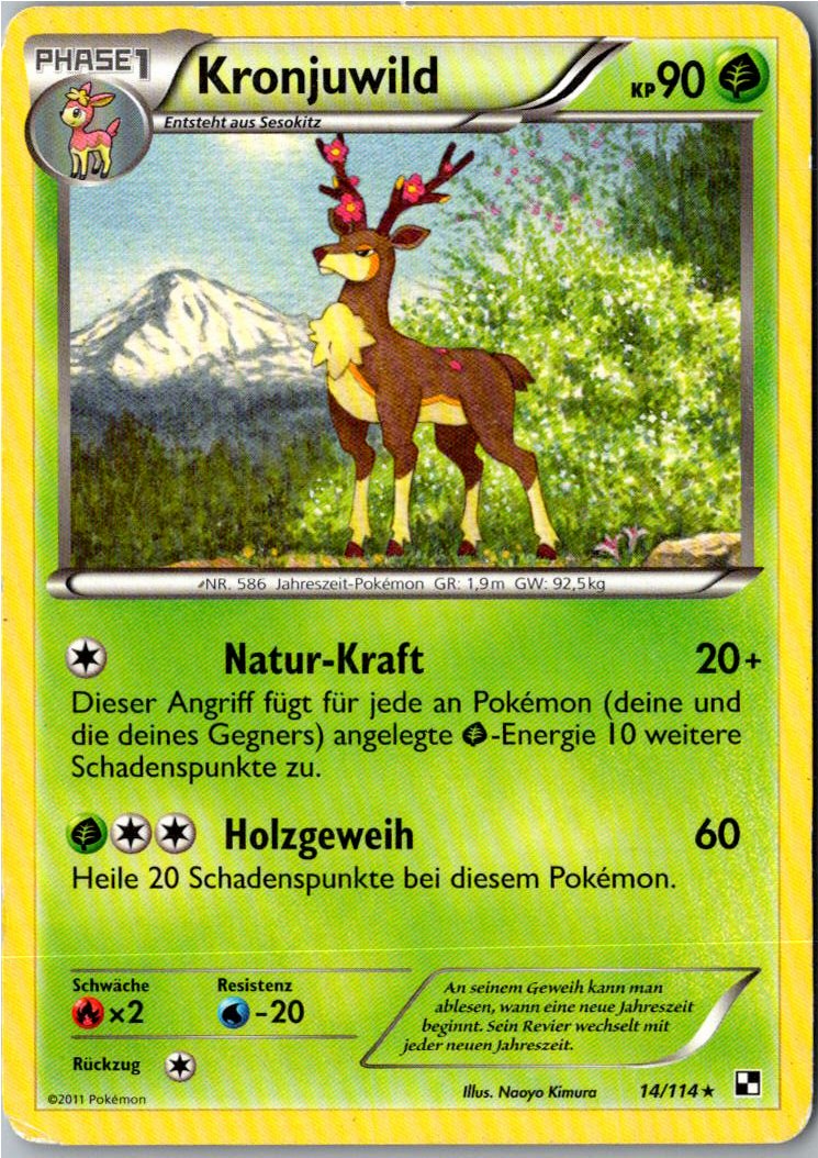 Kronjuwild 14/114 Schwarz & Weiß – Vorderseite