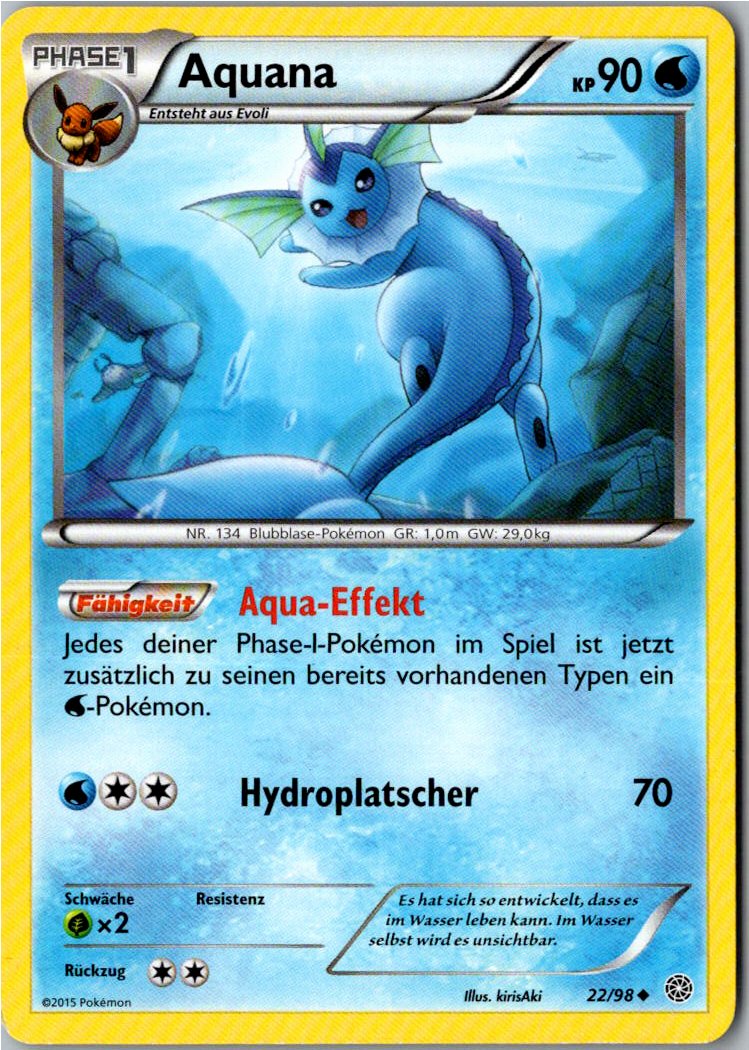 Aquana 22/98 Ewiger Anfang – Vorderseite