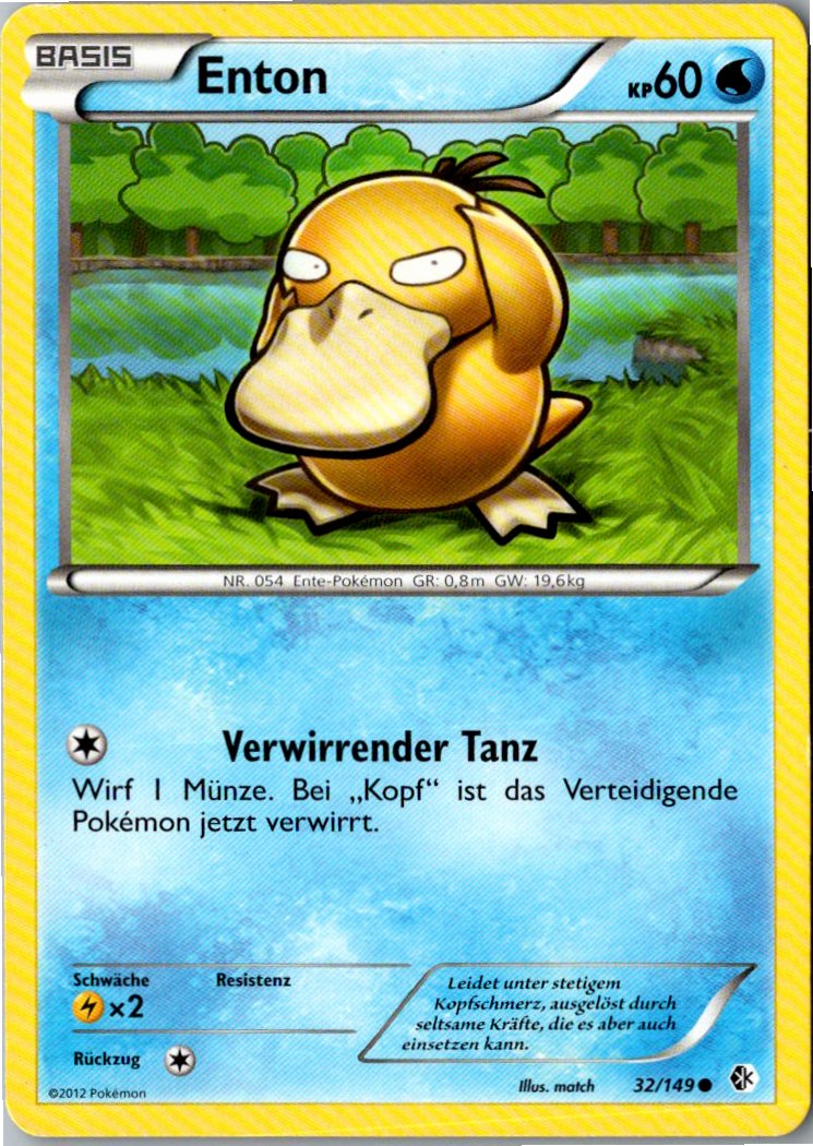Enton 32/149 Überschrittene Schwellen – Vorderseite