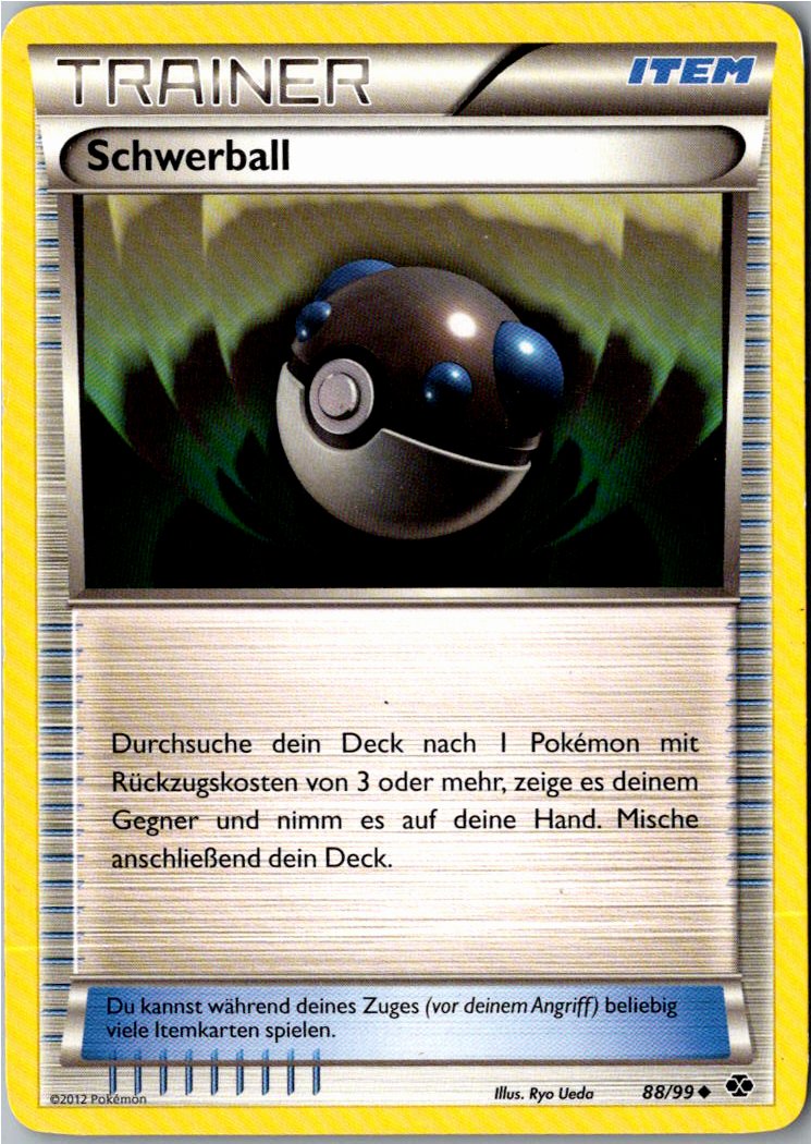 Schwerball 88/99 Kommende Schicksale – Vorderseite