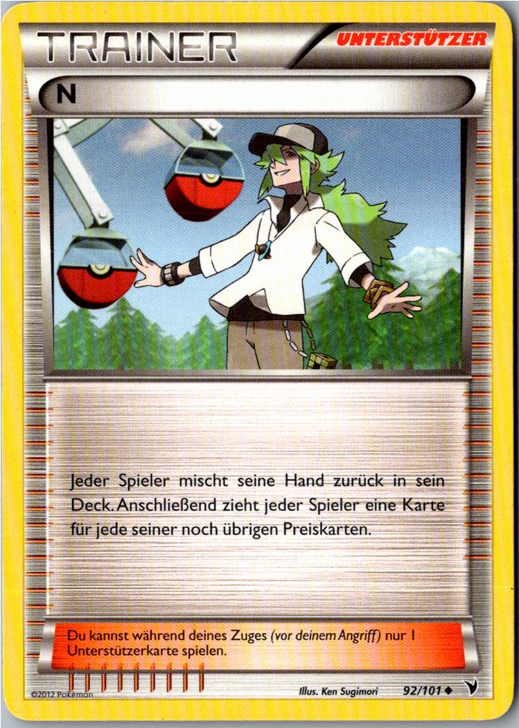 N 92/101 Königliche Siege – Vorderseite