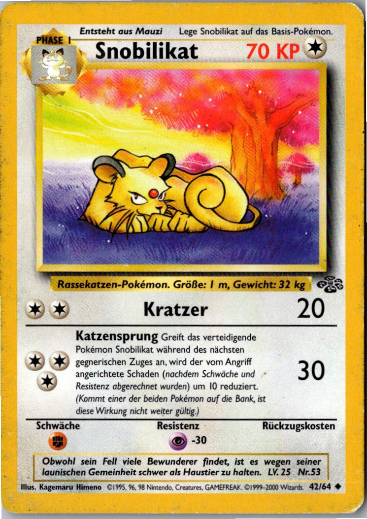 Snobilikat 42/64 Dschungel – Vorderseite
