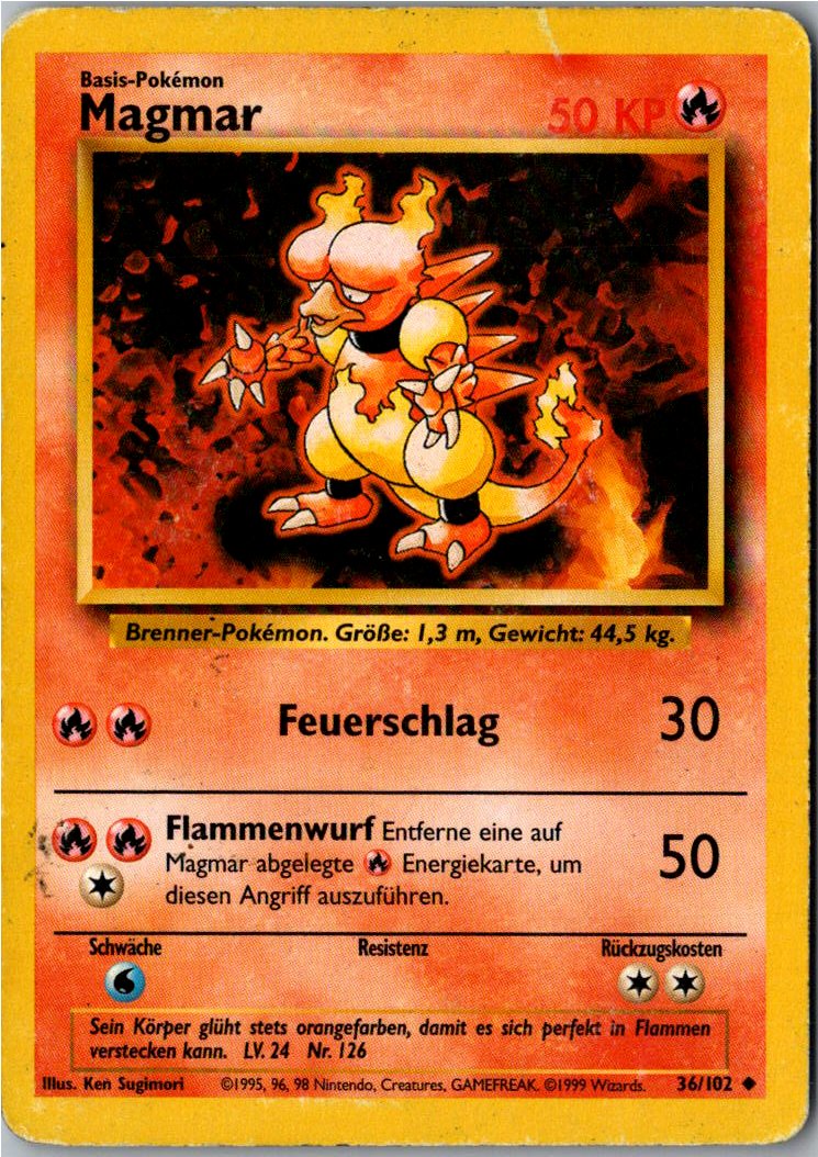 Magmar 36/102 Grundset – Vorderseite