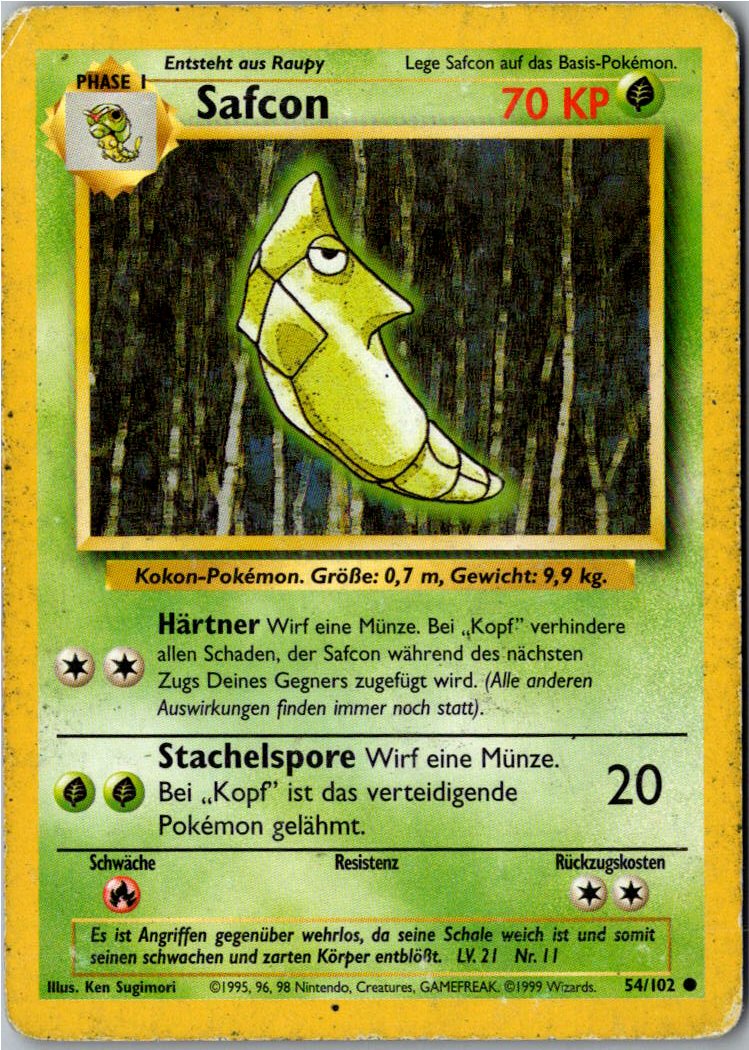 Safcon 54/02 Grundset – Vorderseite