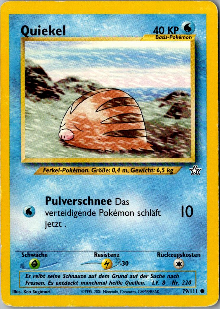 Swinub 79/111 Neo Genesis – Vorderseite