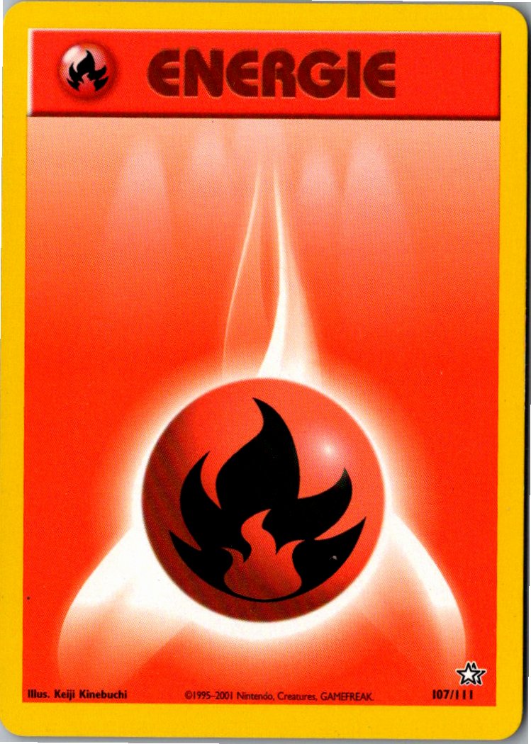 Feuer Energie 107/111 Neo Genesis – Vorderseite