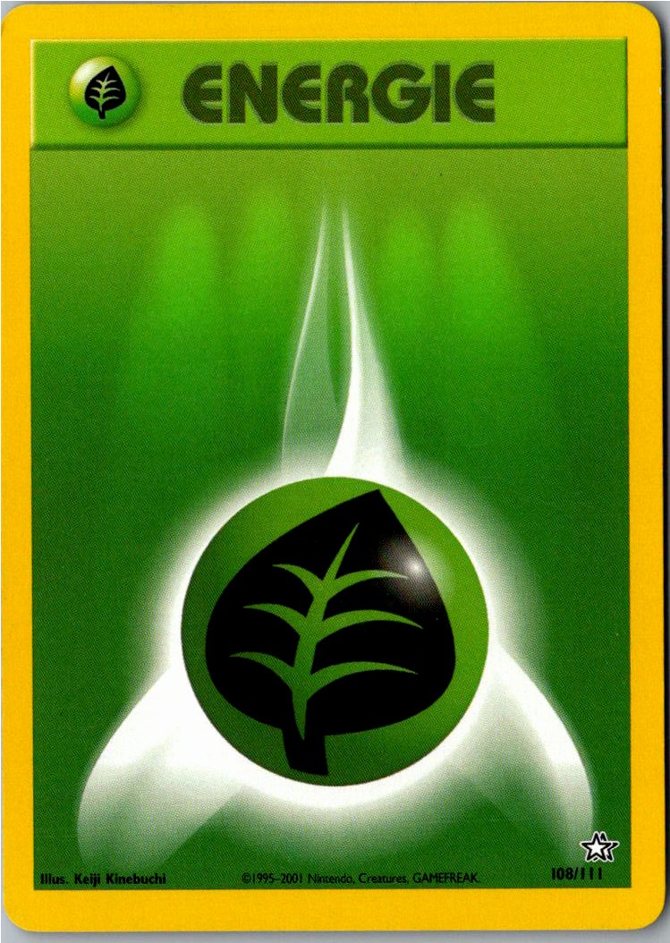 Pflanzen Energie 108/111 Neo Genesis – Vorderseite