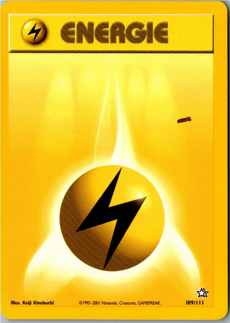 Elektro Energie 109/111 Neo Genesis – Vorderseite