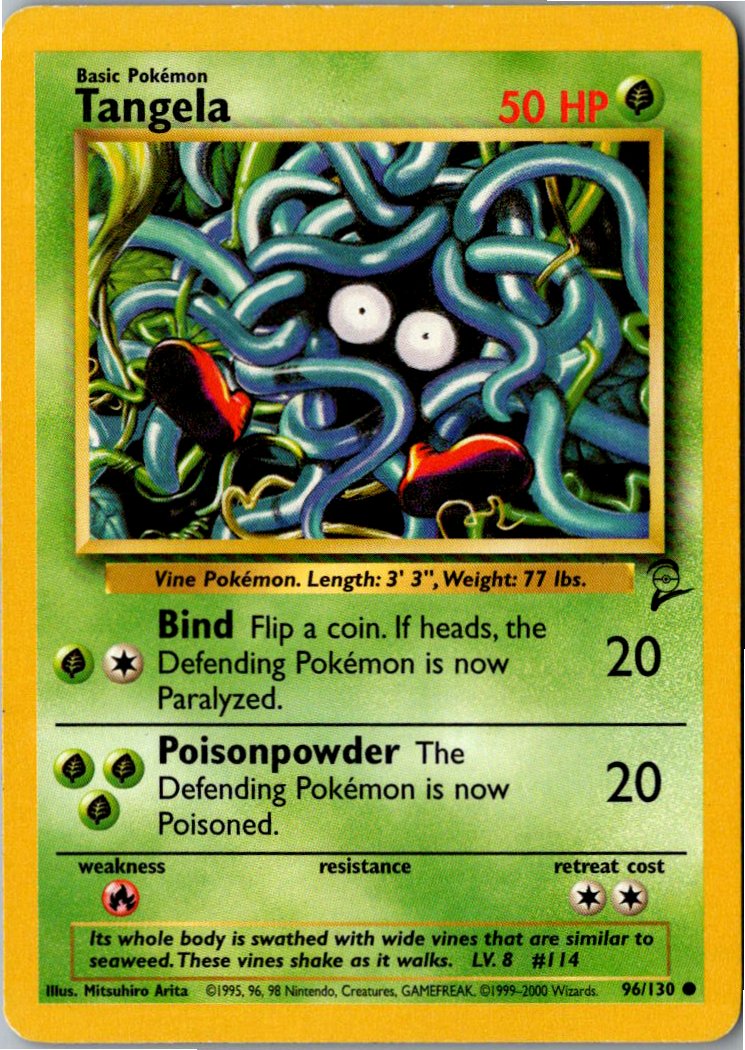 Tangela 96/130 Base Set 2 – Vorderseite