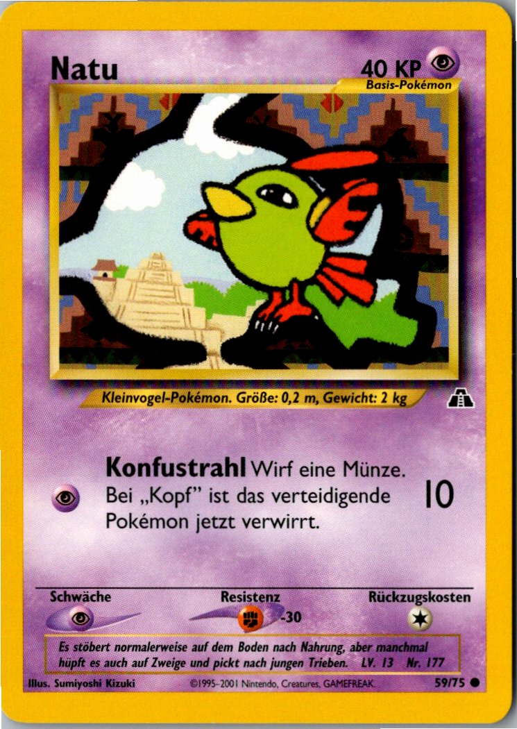 Natu 59/75 Neo Entdeckung – Vorderseite