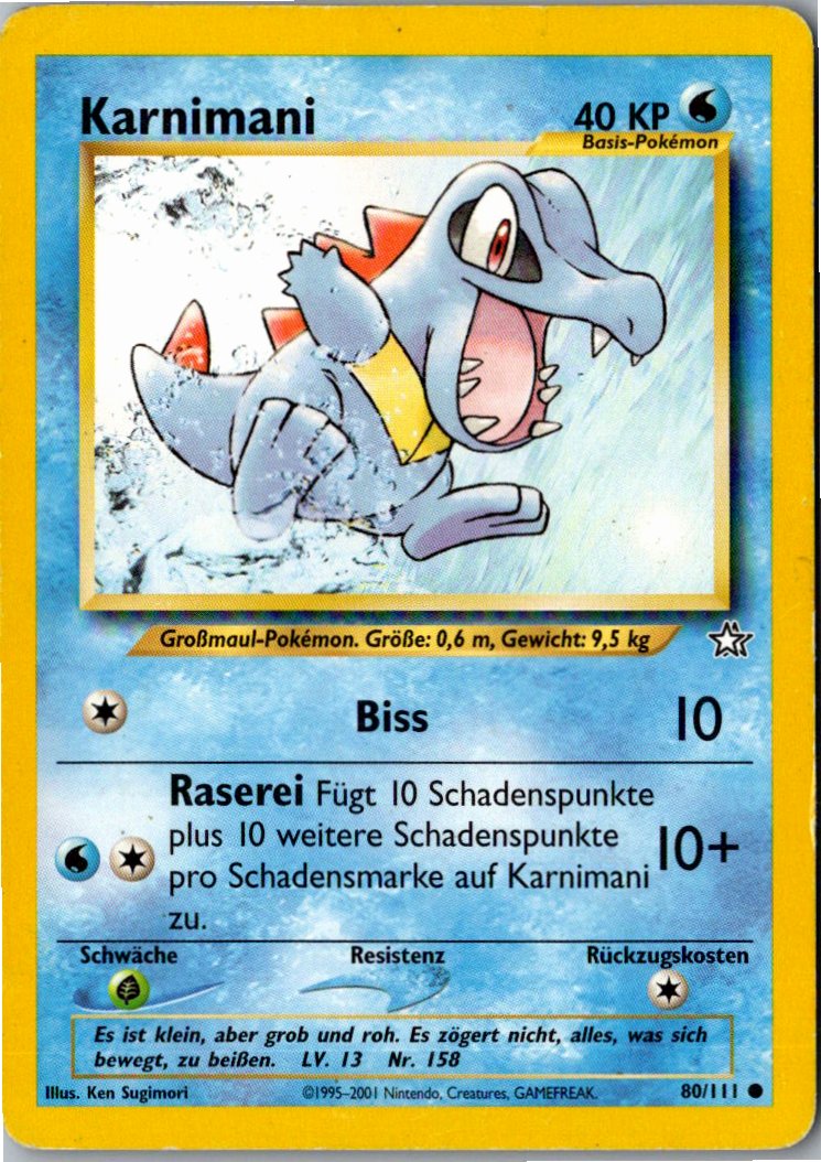 Karnimani 80/111 Neo Genesis – Vorderseite