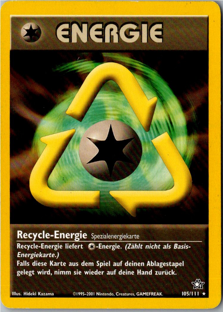 Recycle-Energie 105/111 Neo Genesis – Vorderseite