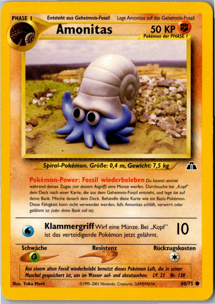 Amonitas 60/75 Neo Entdeckung – Vorderseite