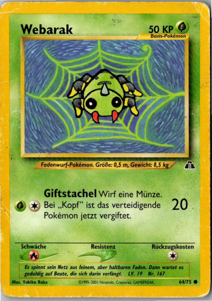 Webarak 64/75 Neo Entdeckung – Vorderseite