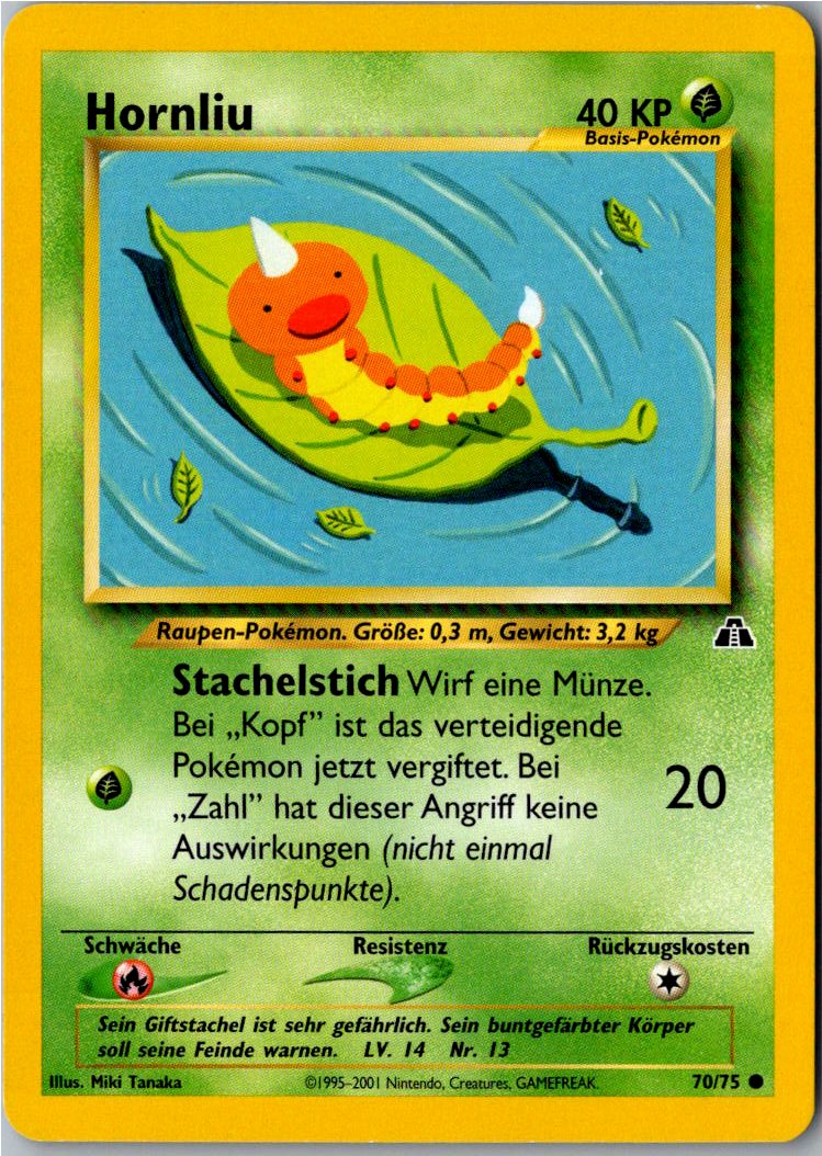 Hornliu 70/75 Neo Entdeckung – Vorderseite
