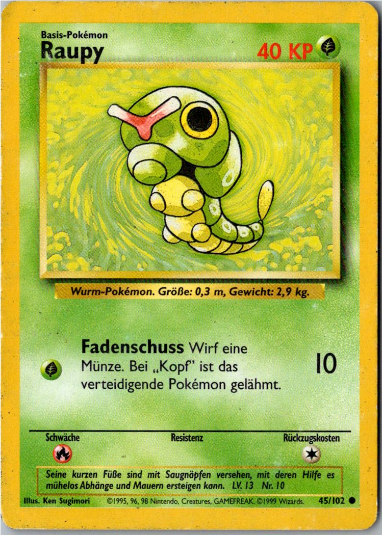 Raupy 45/102 Grundset – Vorderseite