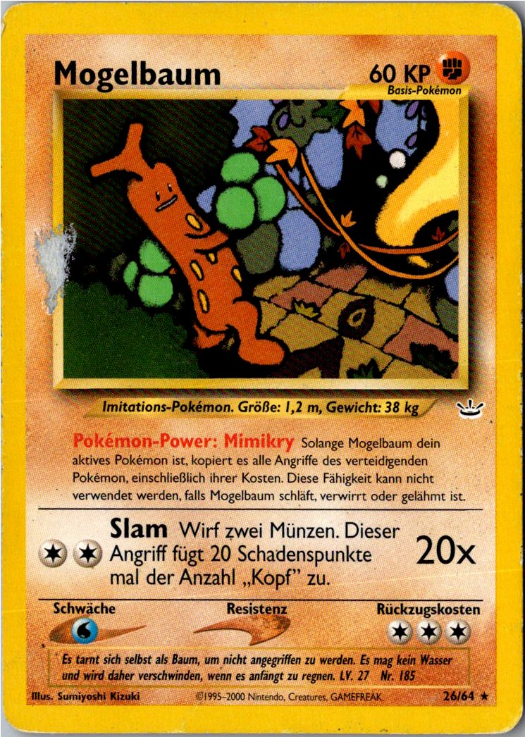 Mogelbaum 26/64 Neo Revelation – Vorderseite