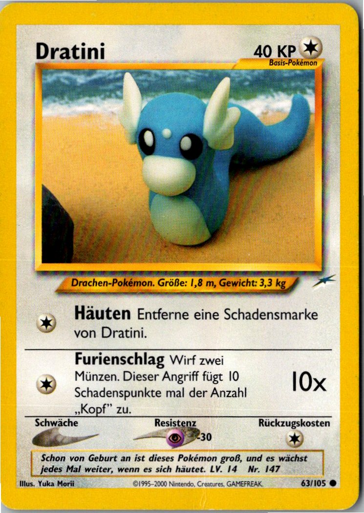 Dratini 63/105 Neo Destiny – Vorderseite
