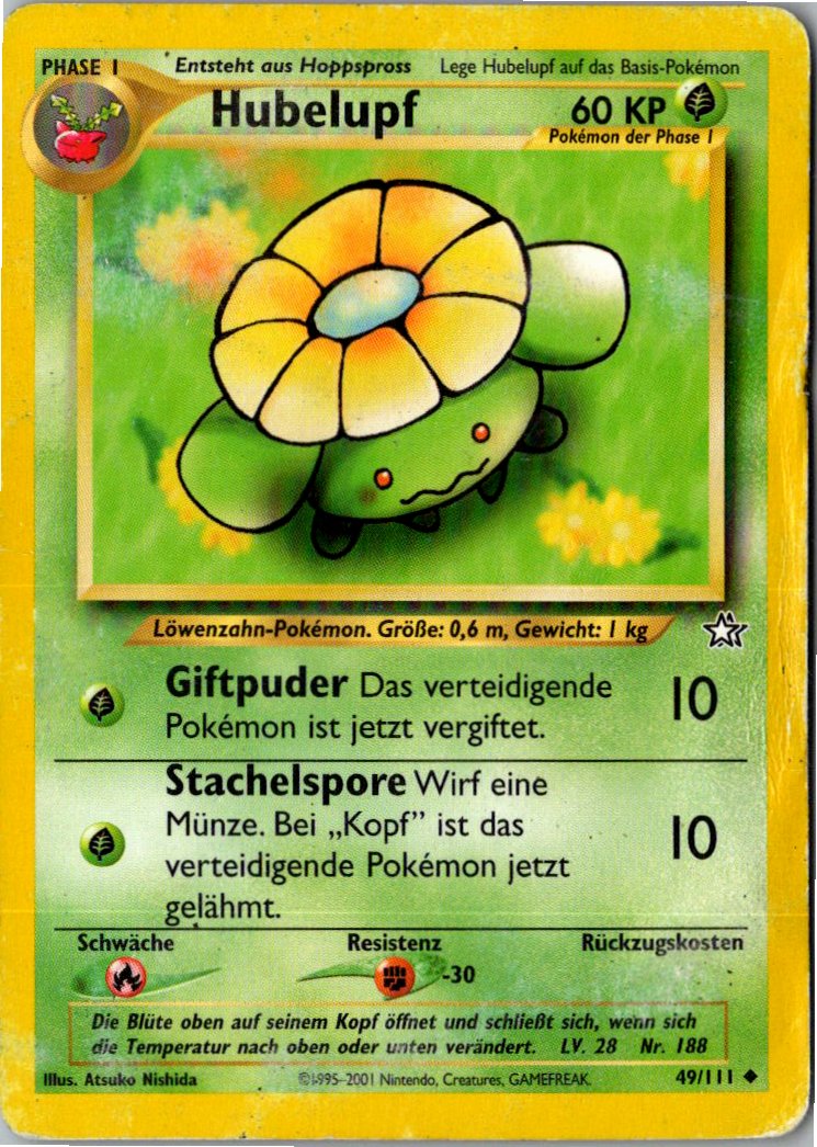 Hubelupf 49/111 Neo Genesis – Vorderseite