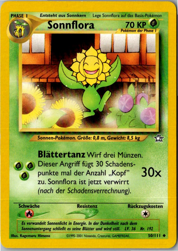 Sonnflora 50/111 Neo Genesis – Vorderseite