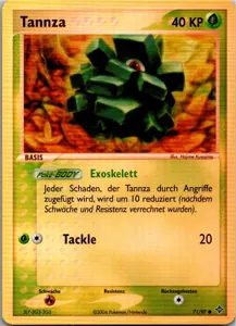 Pokémon-Karte Tannza 71/97 EX Drache
