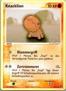 Pokémon-Karte Knacklion 79/97 EX Drache