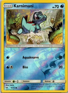 Pokémon-Karte Karnimani 18/73 Schimmernde Legenden