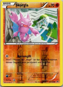 Pokémon-Karte Skorgla 36/108 Drachenleuchten
