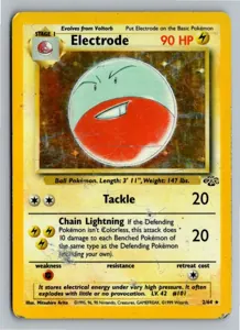 Pokémon-Karte Electrode Lektrobal 2/64 Dschungel