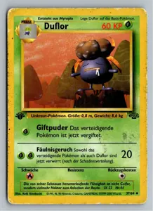 Pokémon-Karte Duflor 37/64 Dschungel