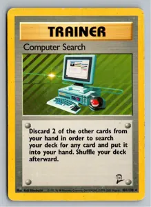 Pokémon-Karte Computer Search Computersuche 101/130 Base Set 2