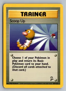 Pokémon-Karte Scoop Up Aufwisch 107/130 Base Set 2