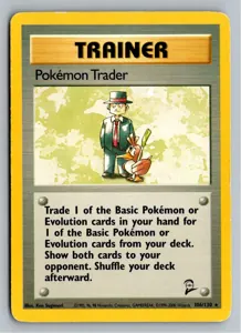 Pokémon-Karte Pokémon Trader Trader Trader Pokémon-Händler 106/130 Base Set 2